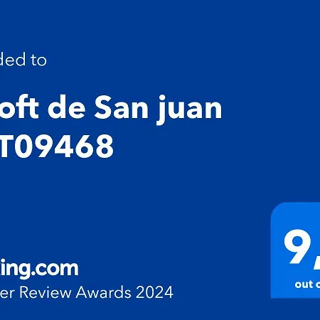 아파트 El Loft De San Juan Vut09468 *